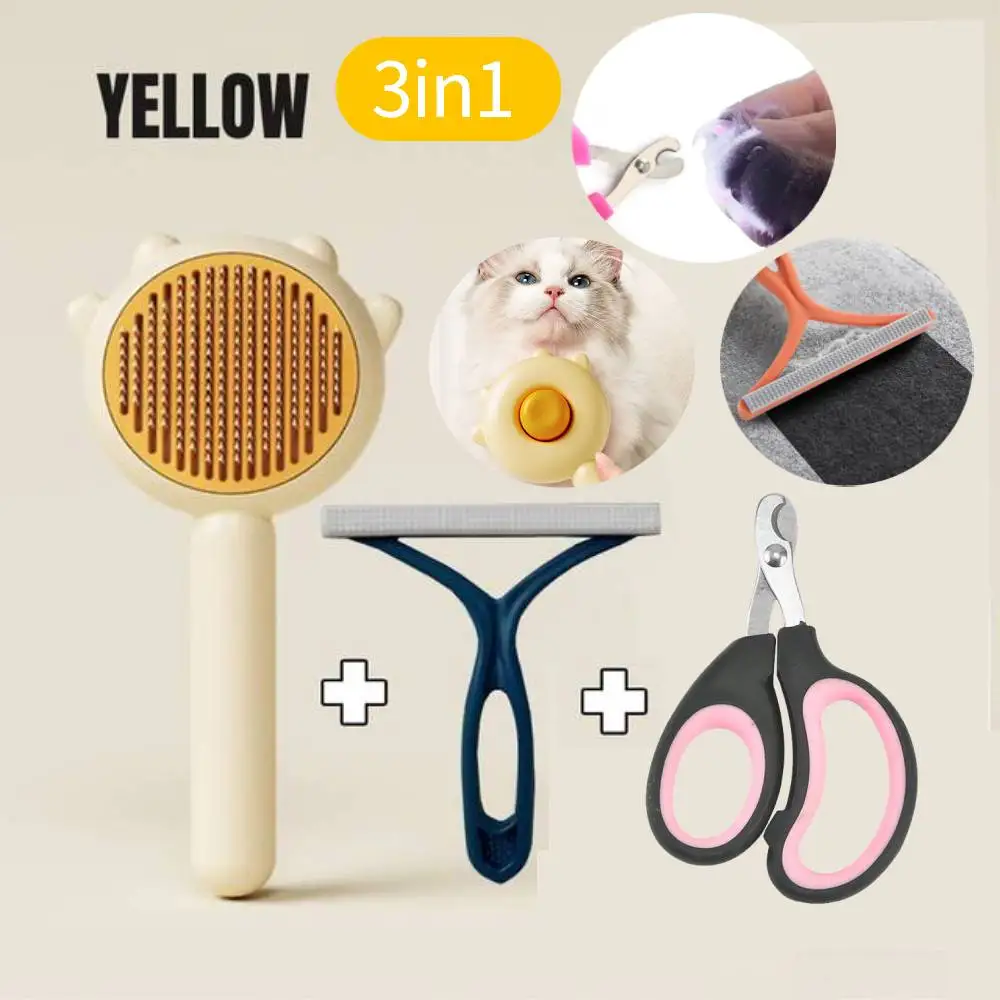 Yellow Brush Scissor