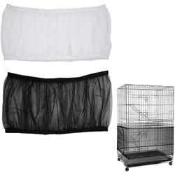 Protector de semillas jaula loro malla ventilable cuadrada y redonda