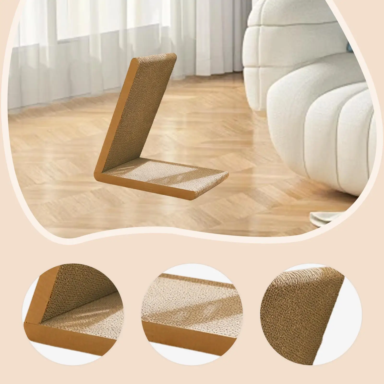 Cat Scratcher Bed Rest and Play Scratch Pad for Scratching Exercise Grinding Cat Scratcher Bed Rest and Play Scratch Pad for Scratching Exercise Grinding