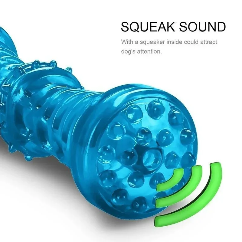 Juguetes de goma resistentes a las mordeduras para perros, resistentes, juegos interactivos para cachorros - imagen 5