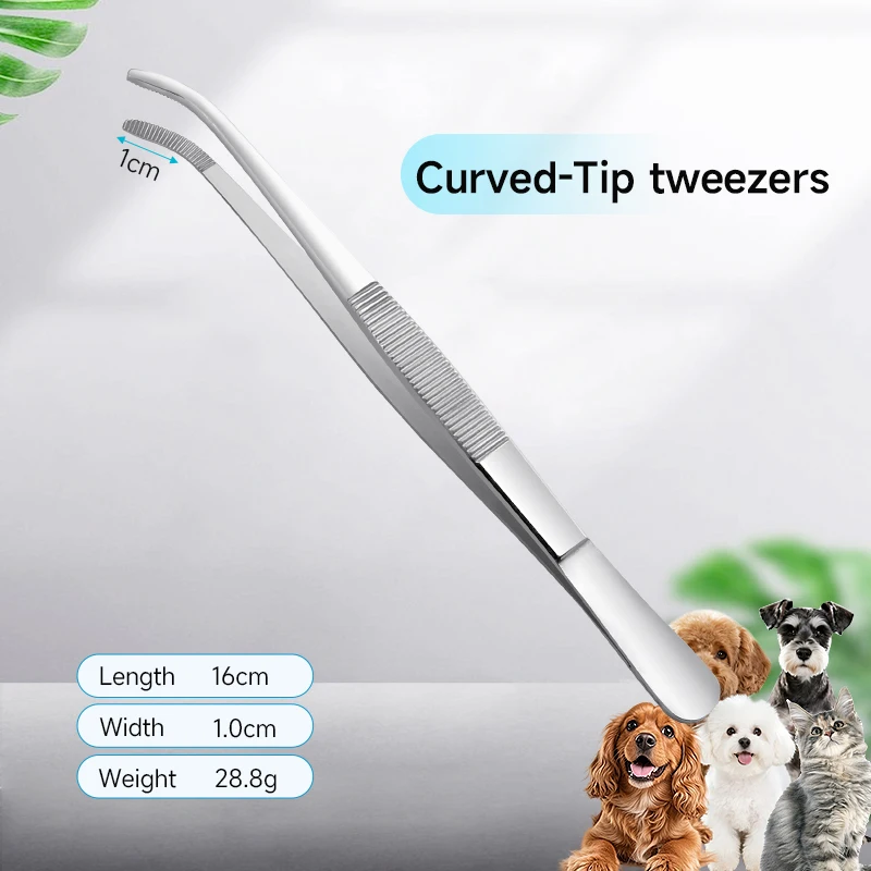Curved  tweezers