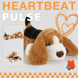 Peluche con latido para cachorros – Juguete calmante suave
