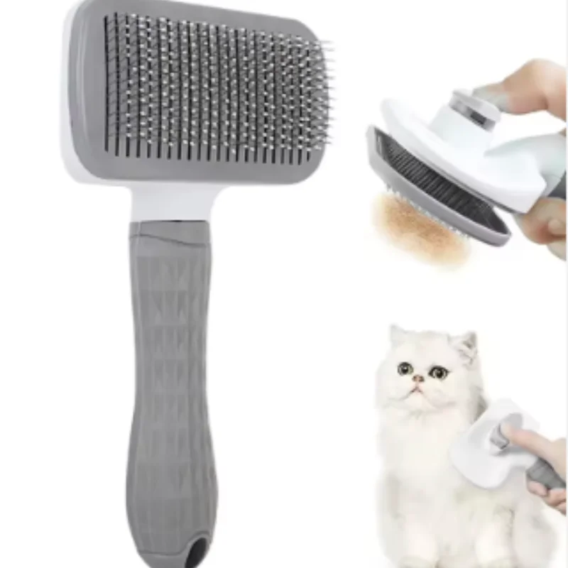 Cepillo quitapelusas autolimpieza para perros y gatos - imagen 2