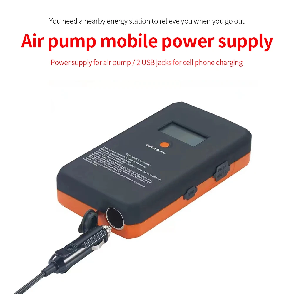 Inflador eléctrico 12V para SUP y colchonetas - Pantalla digital 20PSI - imagen 2