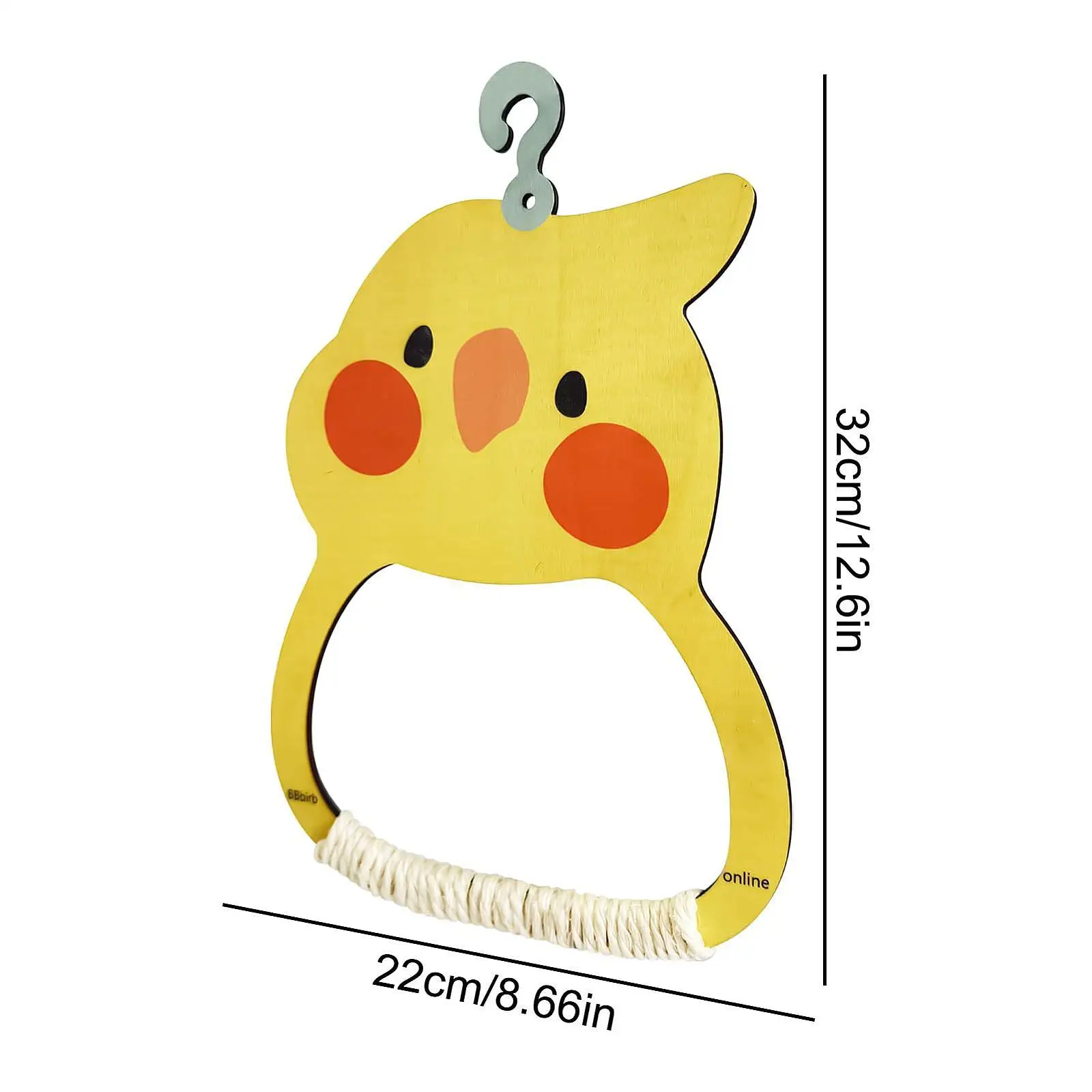 Bird Perch Stand Novelty Bird Swing Toy for Parakeet Cockatiel Cockatoo