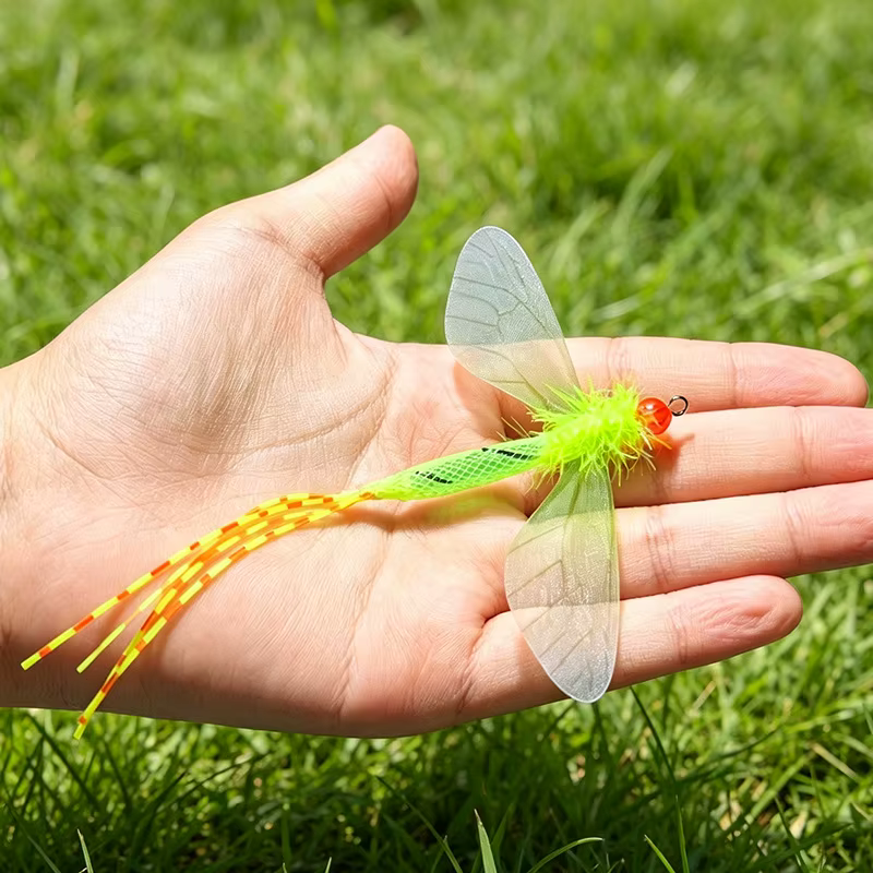 Juguetes para gatos con libélulas de colores y cabezas de recambio - imagen 3