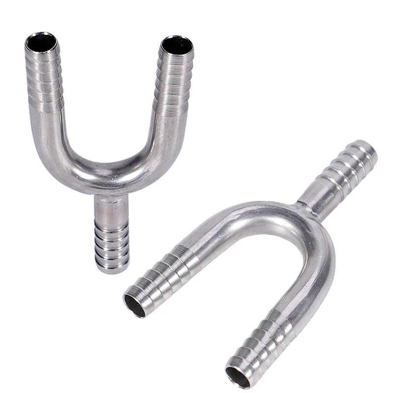 Conector en T de acero inoxidable para manguera de acuario doméstico - imagen 4