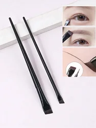 Pinceles para delineador de ojos en ángulo – Hoz plana ultrafinos