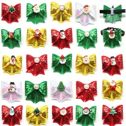 Pajaritas navideñas brillantes para perros – accesorios de collar