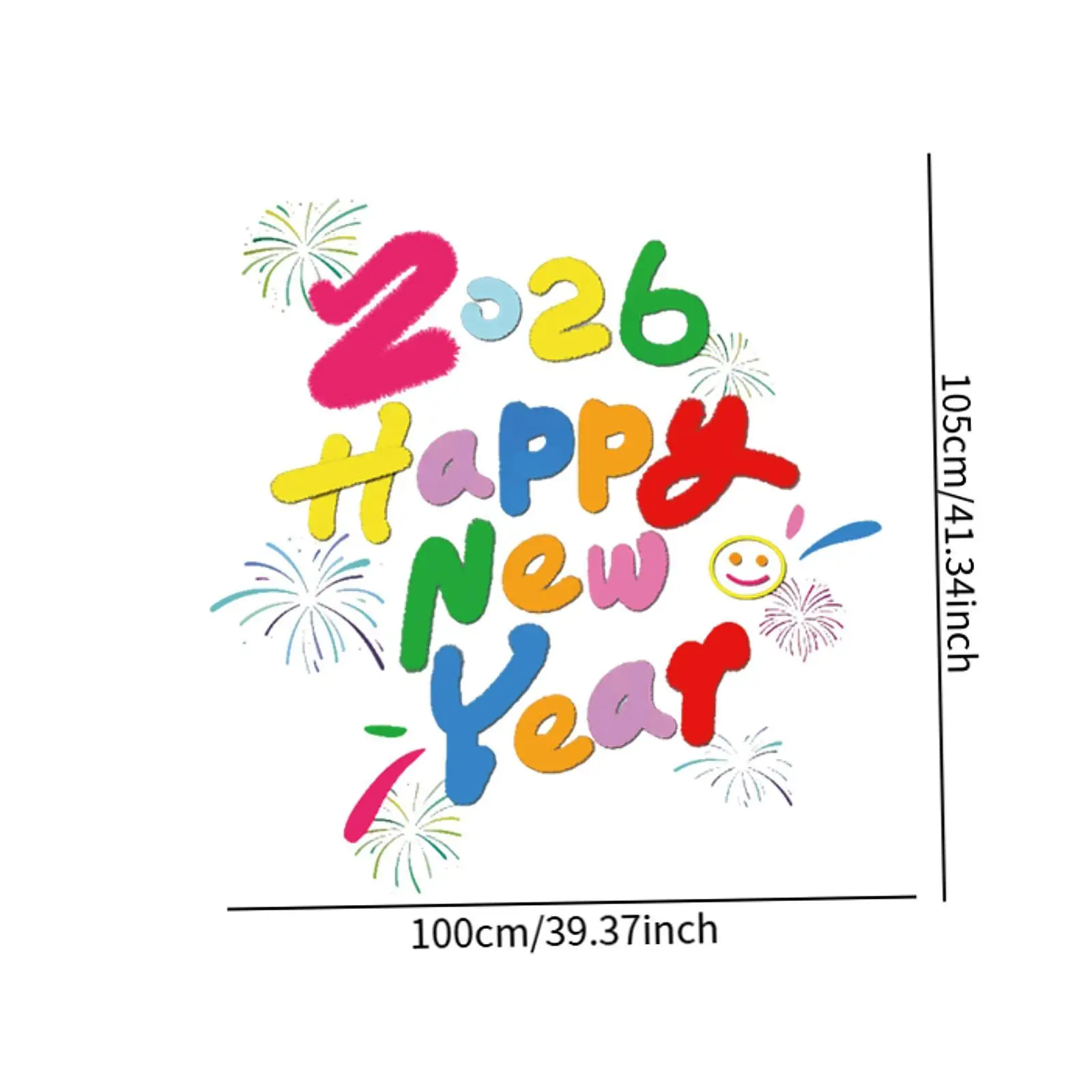 New Year Window Clings PVC Cartoon Horse Decal Festive Static Sticker for Chinese New Year Home Decor Party Events