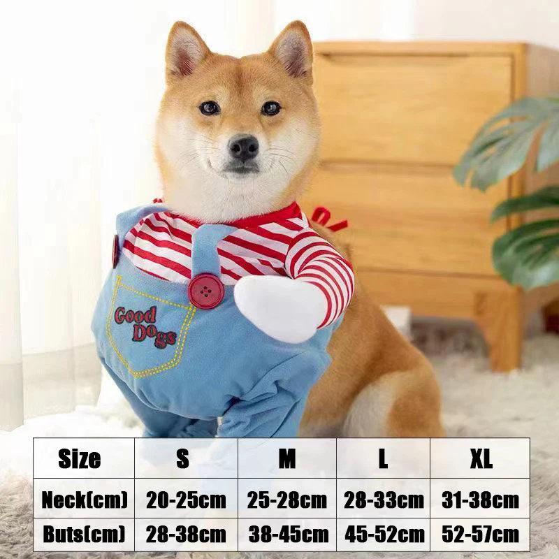 Suministros para mascotas, juego de rol para perros, disfraz de cómic de Halloween, juego de cuchillos de sujeción, festivales para gatos y perros, adecuado - imagen 3