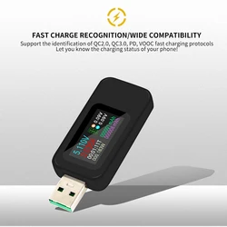 Probador USB 10 en 1: medidor de voltaje para cargadores y baterías