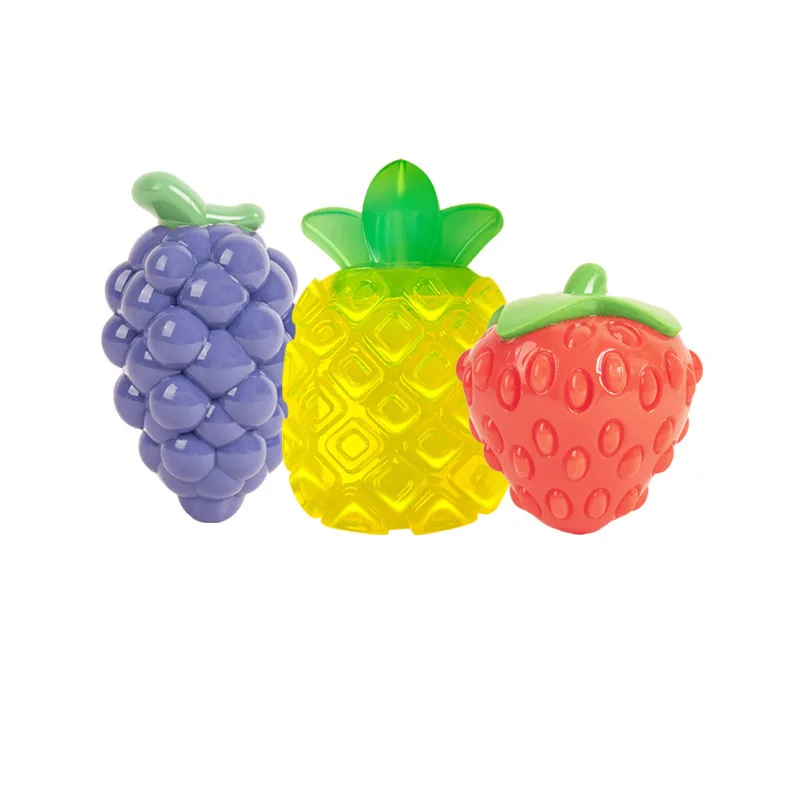 Juguete de fruta para perros, rechinar los dientes, rosiendo Vocal, resistente, morder los dientes, limpieza, juguete para mascotas - imagen 5