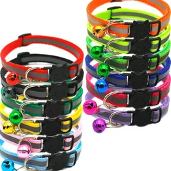 Collar con campana ajustable para gato – Cierre seguro y duradero