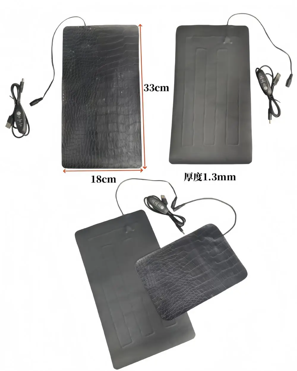 Almohadilla calefactora USB para mascotas, Terrario, estera térmica para reptiles, impermeable, manta eléctrica de 3 engranajes, calentador, almohadilla calefactora portátil ajustable para reptiles - imagen 4