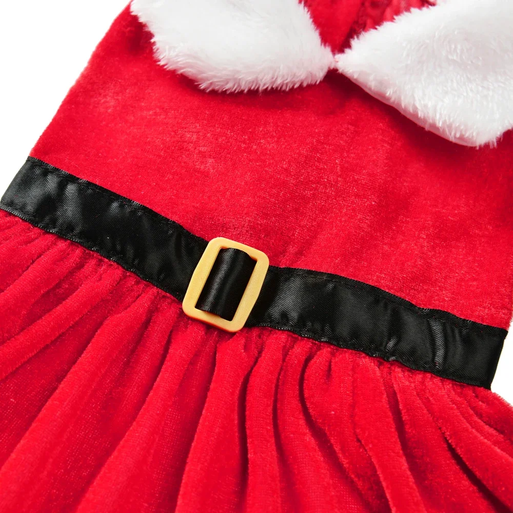 Lindos vestidos para mascotas para Navidad, Cosplay, falda de princesa para perros pequeños y medianos, gatos, gatitos, vestidos suaves y acogedores para mascotas, disfraz de gatito - imagen 3