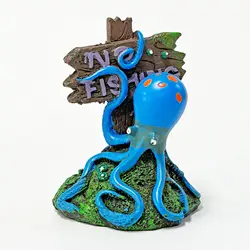 Miniatura pulpo para acuario dibujos animados – Paisaje subacuático