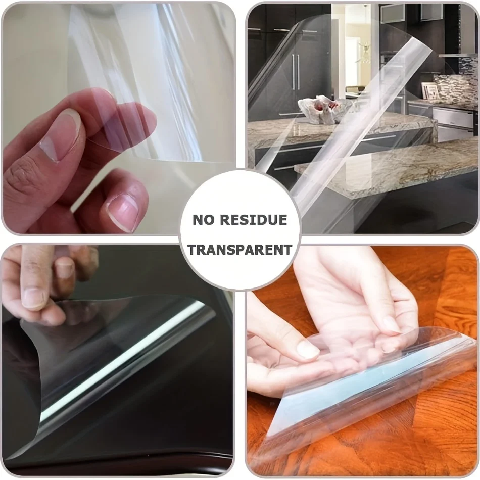 Cinta disuasoria de arañazos para gatos, protectores de muebles para gatos, cinta de entrenamiento transparente de doble cara, patas adhesivas, 10 piezas - imagen 3