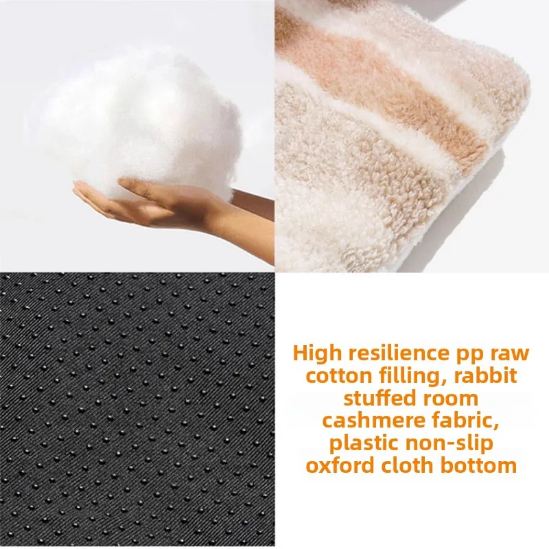 Nido de sofá de lujo para mascotas, productos para perros y gatos, Interior suave y cómodo, cama de rayas para cachorros, suministros para mascotas, Accesorios para el hogar - imagen 5