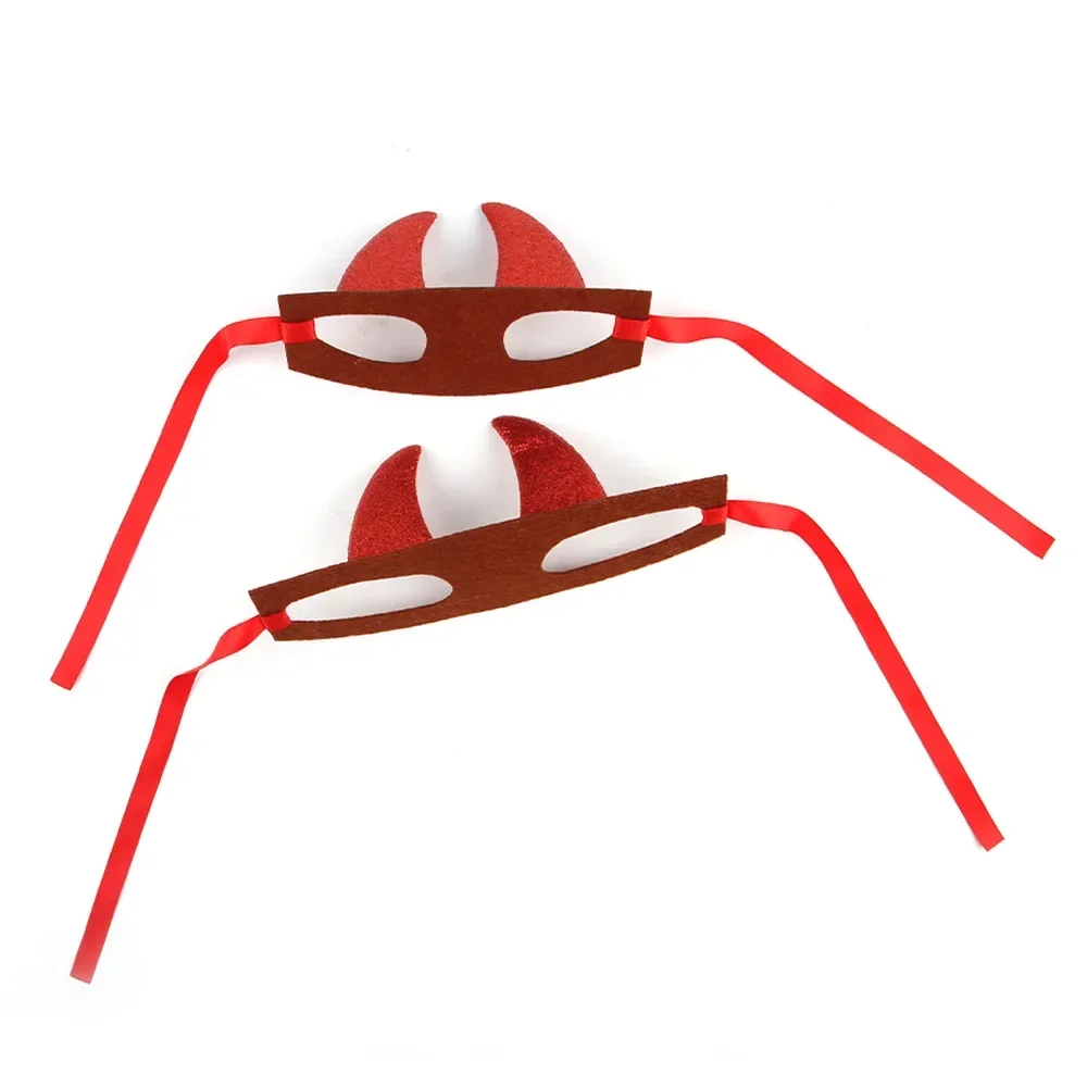Diadema de Halloween para perro, disfraz de Mascota, cuernos de vaca, decoraciones divertidas, sombreros de gato, accesorios para mascotas, accesorios para cachorros - imagen 3