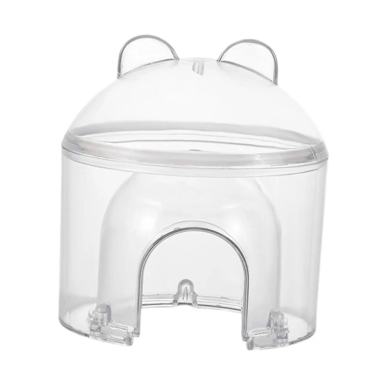 Casa escondite para hámster, decoración de cueva de nido fresco, cabaña pequeña, cama fresca para mascotas para gerbil, Chinchilla, hámster, animales pequeños, ardilla - imagen 3