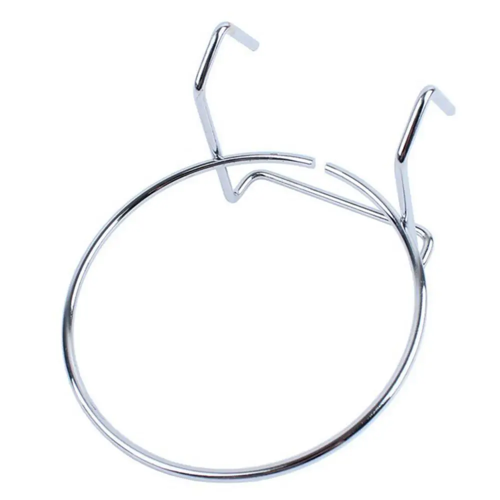 Cuenco de Metal para mascotas, jaula colgante antideslizante, plato de comida, alimentador de agua con gancho - imagen 4