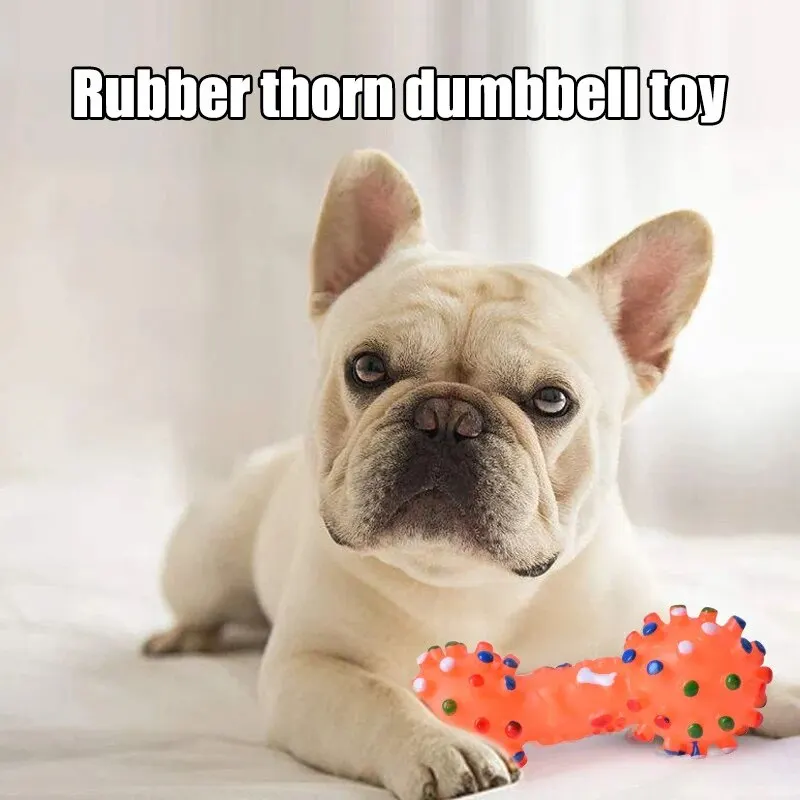 Juguete masticable de goma para perros – Limpieza dental segura - imagen 3