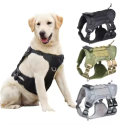 Arnés táctico Oxford impermeable para perros medianos y grandes