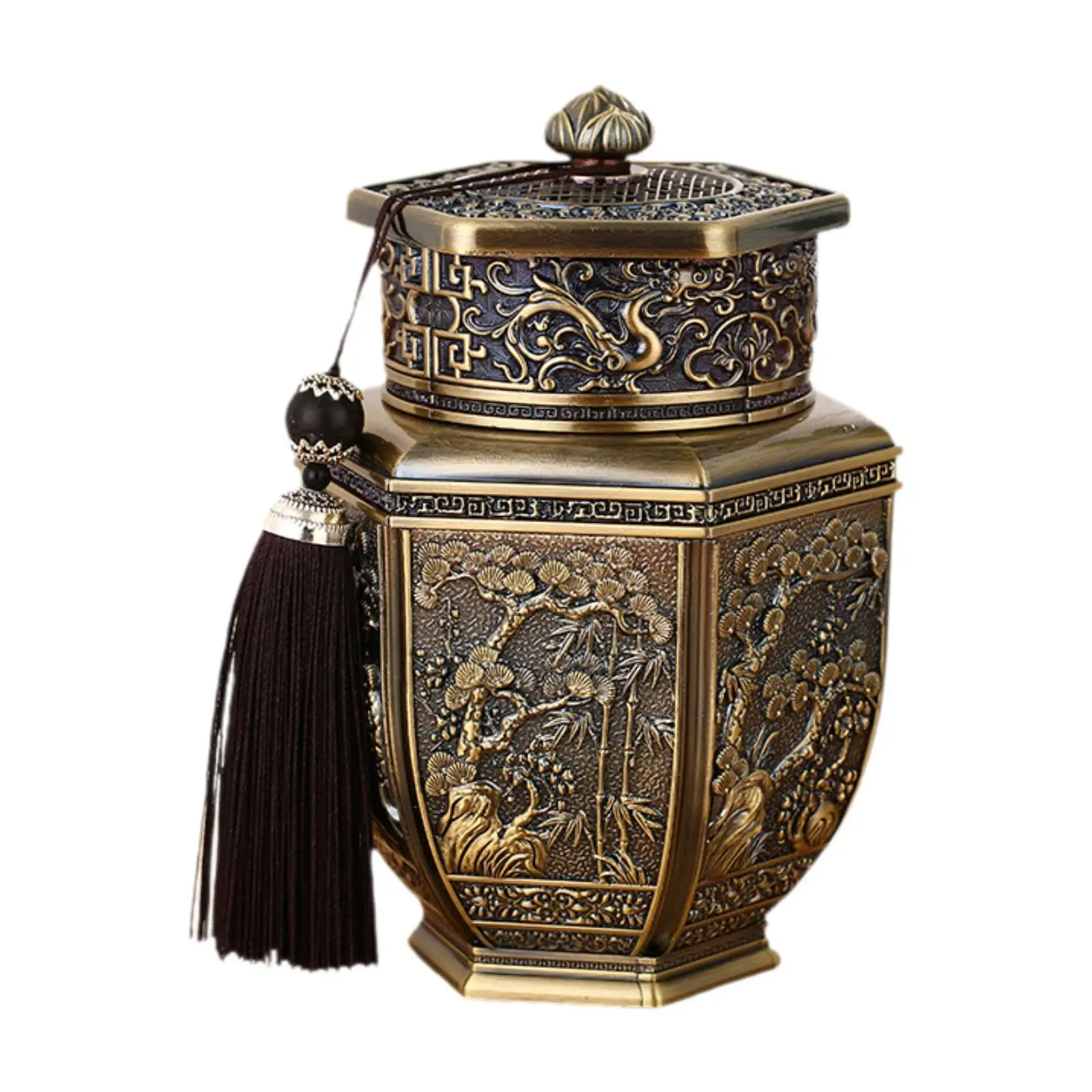 Pet Urn Vintage Metal Loss Pet Remembrance Gift Unique Keepsake Cremation Urn for Kitten