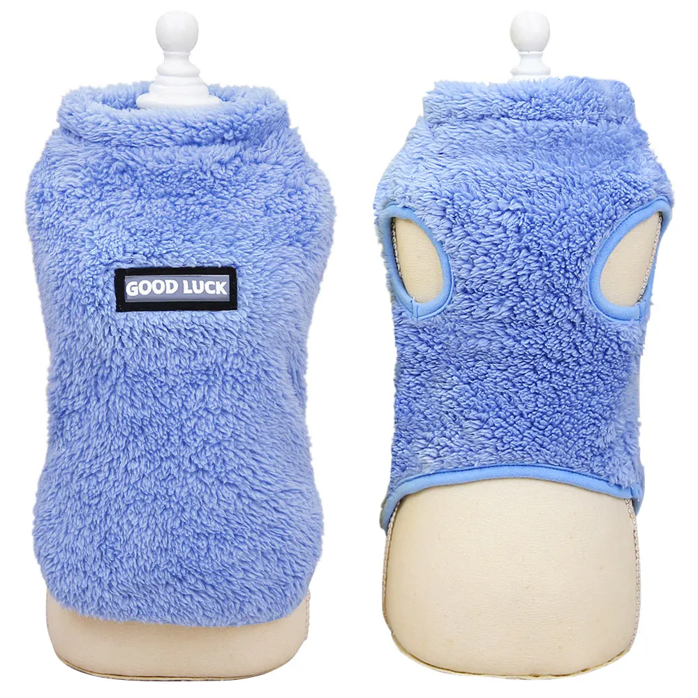 Soft Fleece Dog Clothes Warm Winter Dogs Cat Indoor Clothes Small Medium Dogs Pet Clothinfg Chihuahua Yorkshire Ropa Perro - imagen 3
