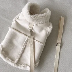 Abrigo algodón con botones divididos para perros – Chaqueta cálida