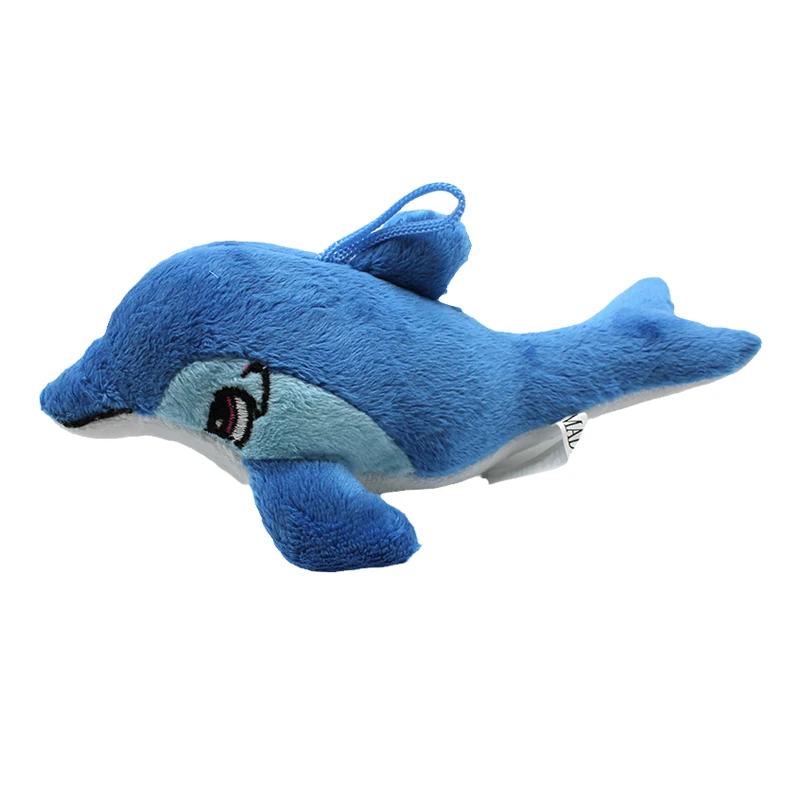 Peluche de animales marinos para mascotas, juguete de peluche con chirriante para perros pequeños y medianos, Chihuahua, Shiba, Inu, Limpieza de dientes, suministros para cachorros - imagen 3