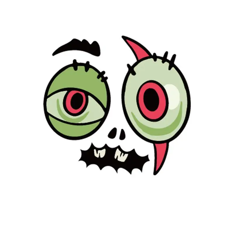 Hoja de calcomanía de calabaza de Halloween, calcomanías de PVC impermeables, adorno de fiesta temática para mesa de centro, equipaje - imagen 4