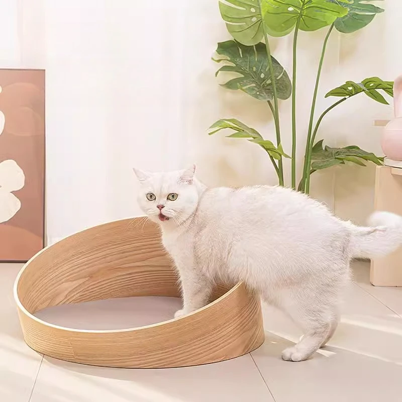 Cama de madera para gatos, camas lavables y extraíbles para gatos, cama para cachorros y gatitos, accesorios para muebles, siesta para gatos, gatitos, suministros para perros pequeños - imagen 5
