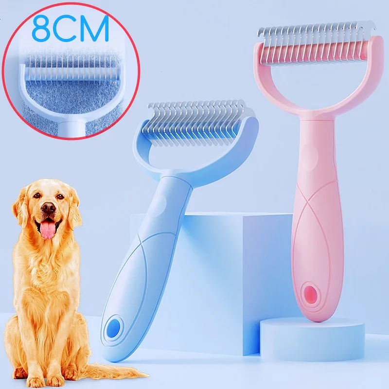 Peine doble cara para perros y gatos – quita nudos y masajea
