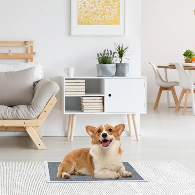 Almohadillas de carbón de bambú para perros, almohadillas absorbentes de secado rápido para entrenamiento doméstico - imagen 2