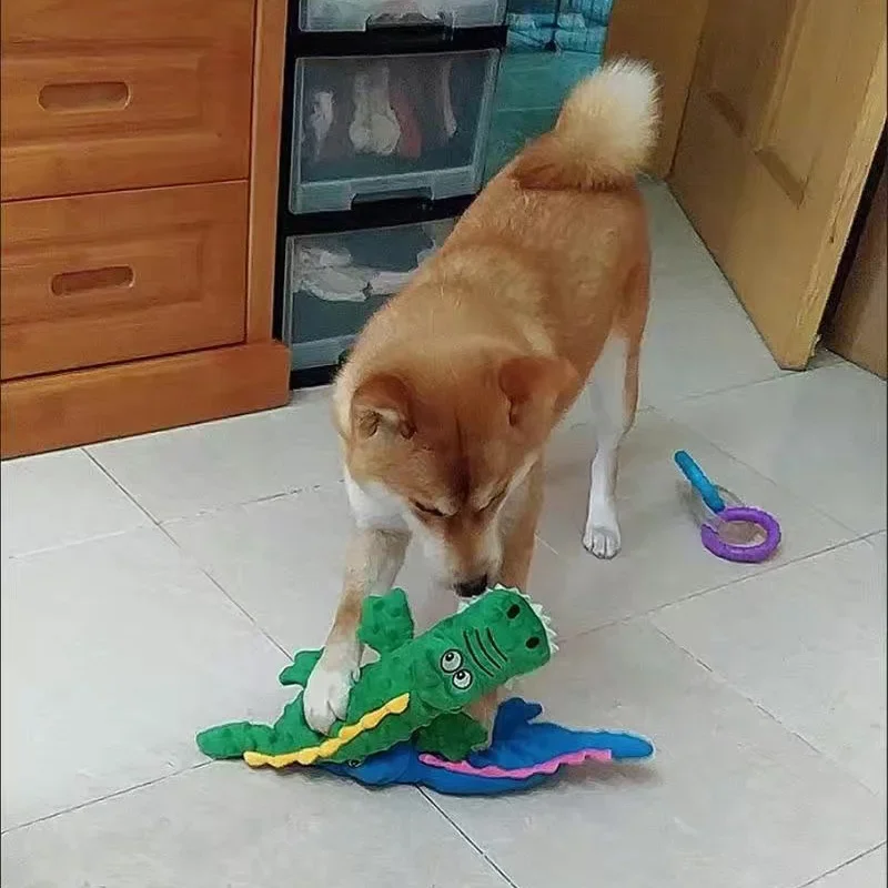 Los más nuevos juguetes para masticar para cachorros con chirrido, juguete atractivo y duradero para mascotas de dibujos animados para perros pequeños, Schnauzer Shih Tzu jouet pour chien - imagen 4