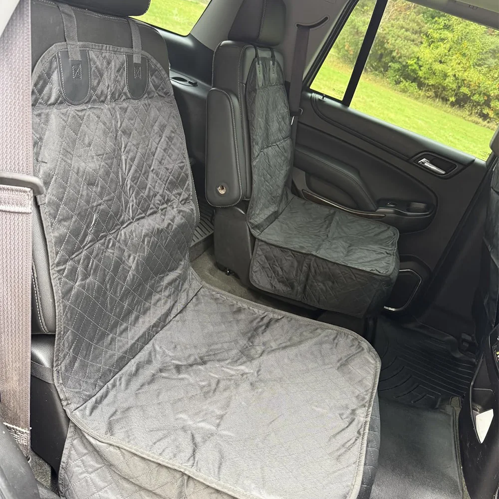 Funda Oxford impermeable multiusos para asiento delantero de perro, alfombrilla antideslizante para SUV, camiones y sedanes, Protector para viajes de mascotas y uso diario en el coche