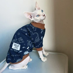Abrigo dinosaurio para gato Sphynx – Algodón suave