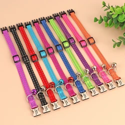 Collar reflectante sin campana para gatos y Chihuahuas – Ajustable