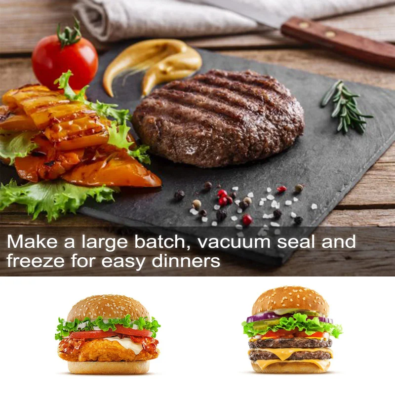Máquina para hacer hamburguesas ajustable, prensa para hamburguesas de acero inoxidable de 115mm, moldes para hacer hamburguesas para carne, verduras, carne, barbacoa - imagen 5