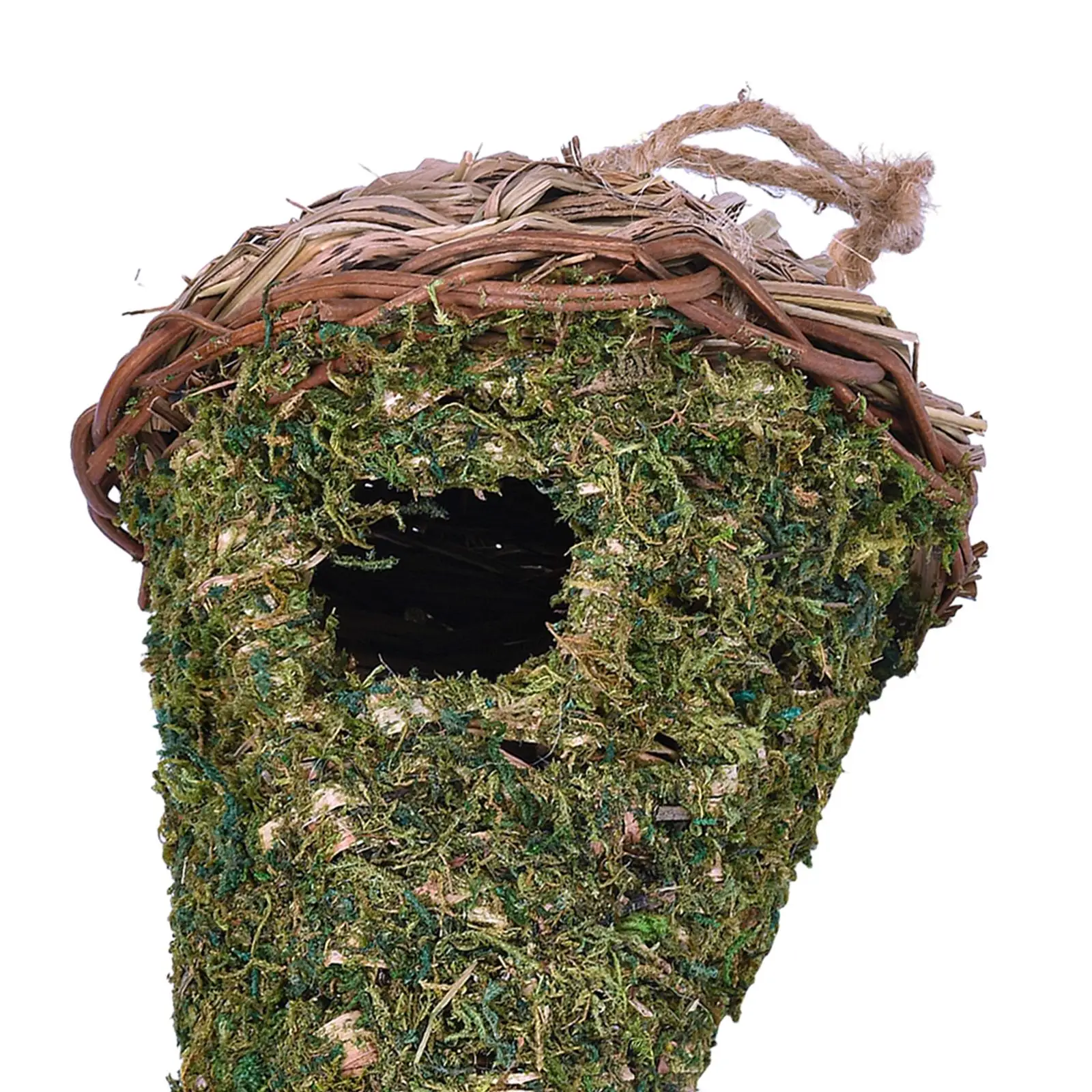 Bird House Hummingbird Nest Outside Hanging Cozy Resting Place Hand Woven Woven Birdhouse for Garden Yard Outdoor Patio Decor