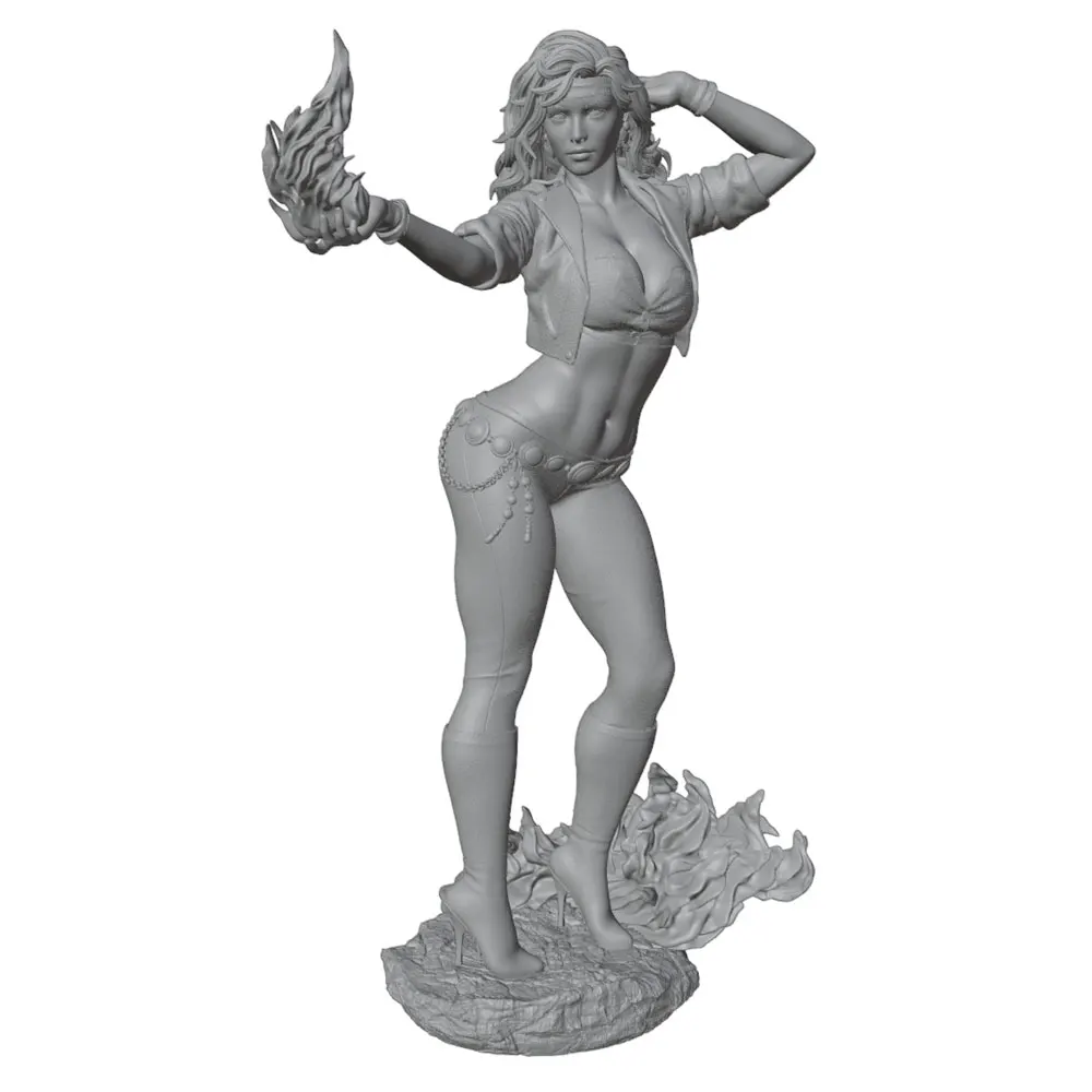 Figurita de resina sin pintar para juegos de rol y colección