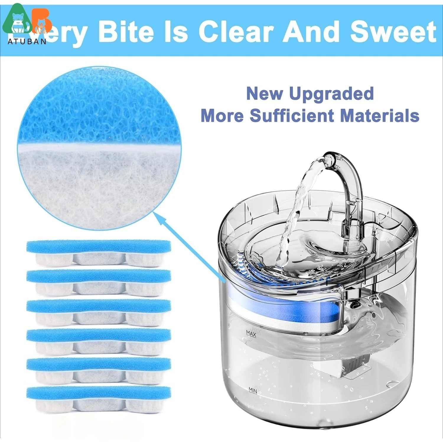 Filtros para bebederos automáticos de agua para gatos y perros - imagen 2