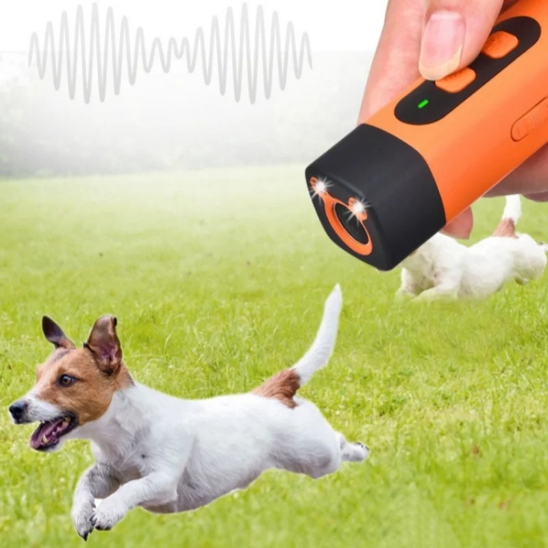 1 disuasorio de corteza de perro, repelente sónico recargable para perros, transmisor de frecuencia de 25KHz, dispositivo antiladridos, alcance de 50 pies, herramienta de entrenamiento para perros - imagen 5
