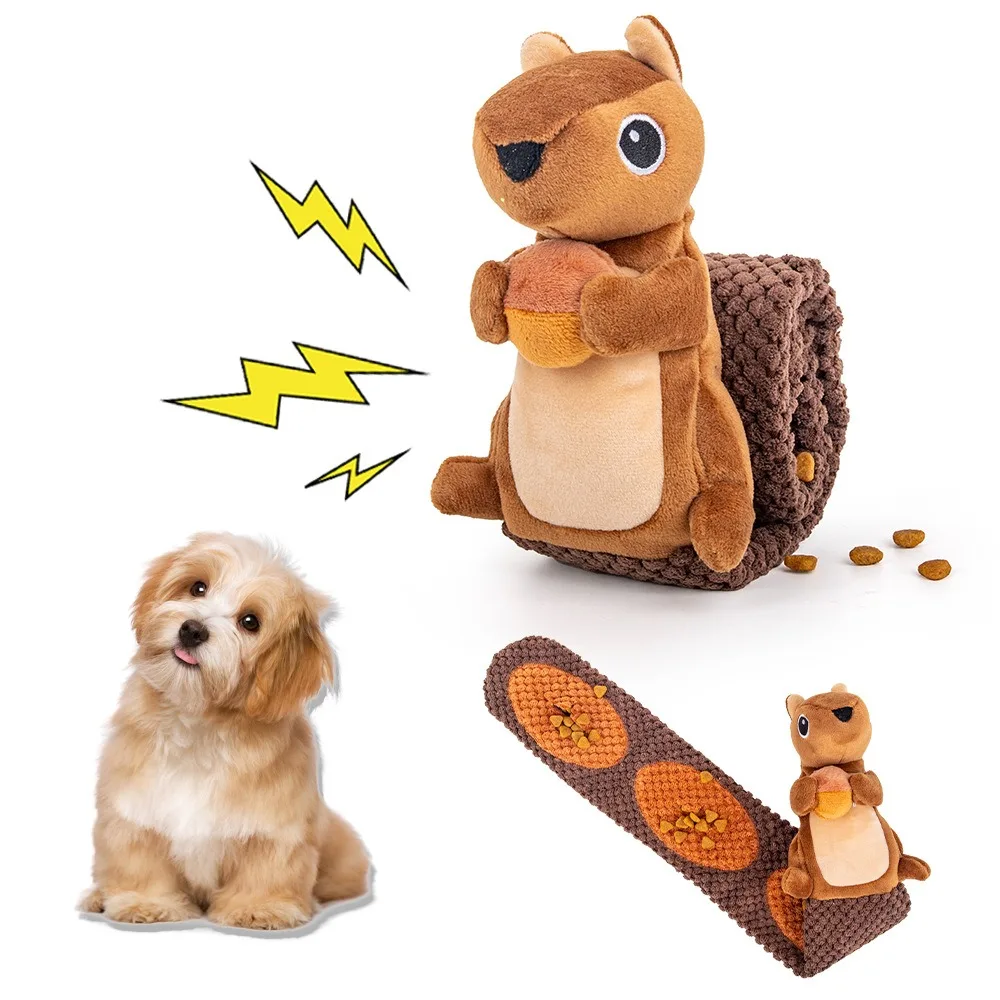 Dispensador interactivo golosinas para perros – Rompecabezas chirriante
