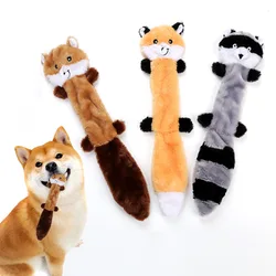 Ardilla de peluche sonora para perros – Juguete para masticar
