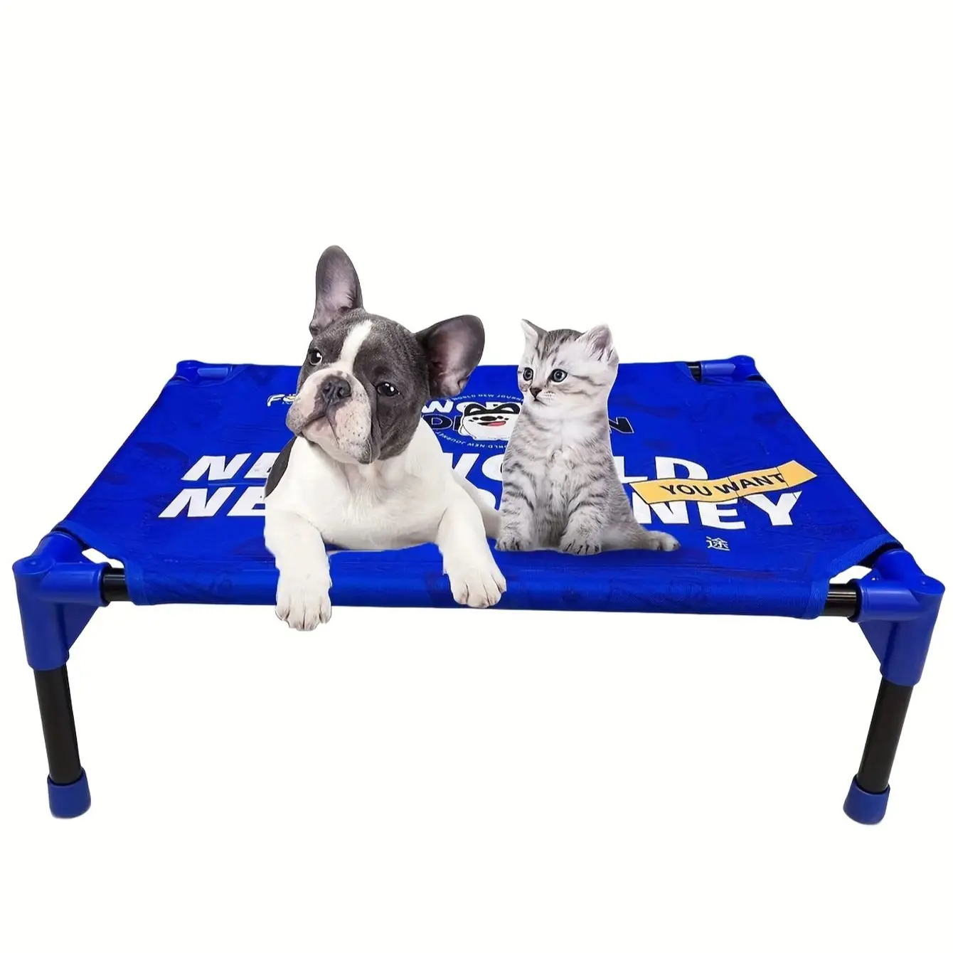 Cama elevada transpirable para perro portátil: playa y camping - imagen 2