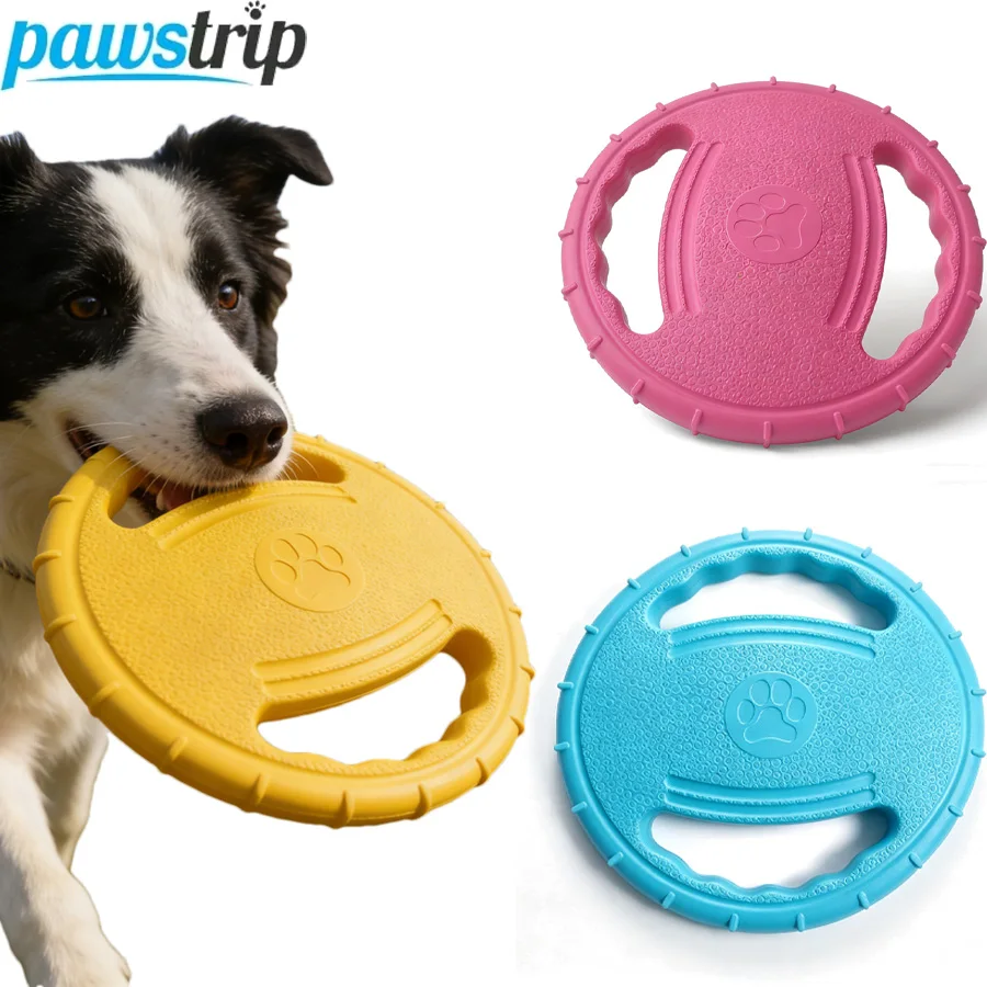 Discos voladores para perros resistentes e interactivos para jugar - imagen 3