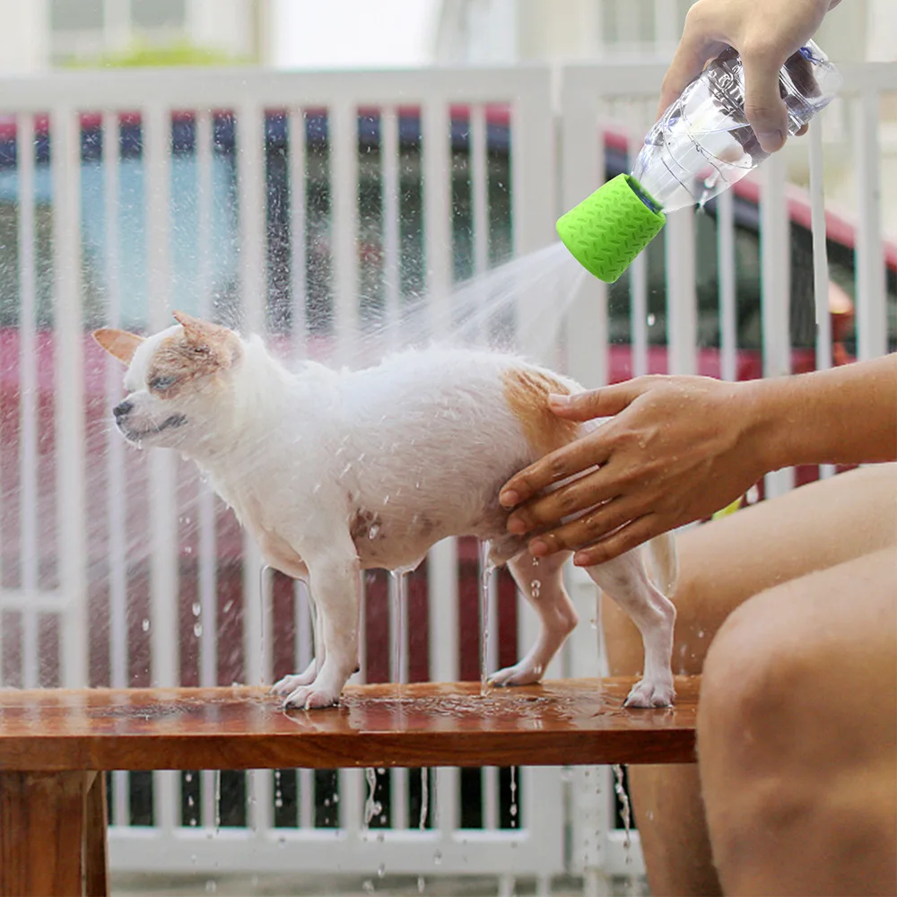 Portable Dog Cat Cleaning Shower Head Outdoor Silicone Pet Shower Head Outdoor Pet Cleaning Supplies